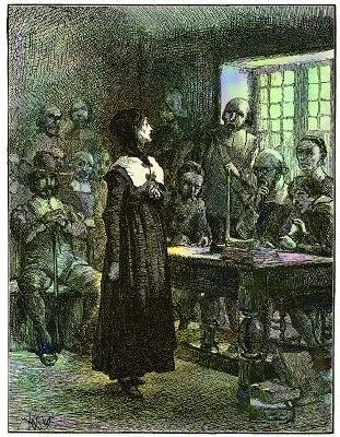 Anne Hutchinson on Trial, Edwin Austin Abbey